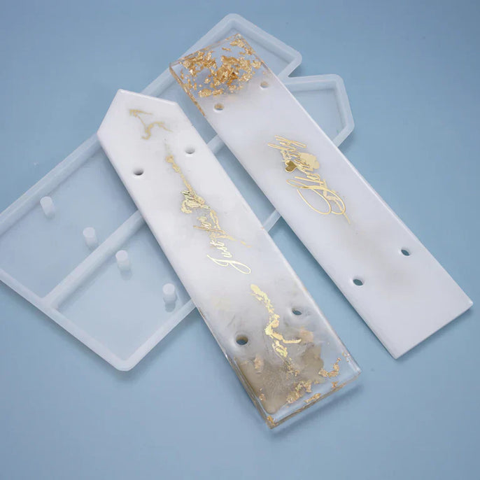 Snoogg Silicone Resin Casting Name Plate Mold – Two Cavity