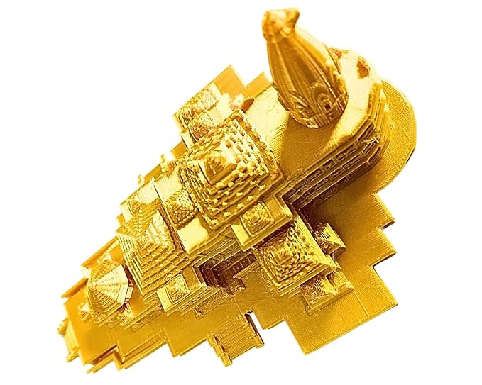 snoogg shree ram mandir figurine is a wonderful replica of the ram mandir of ayodhya it is