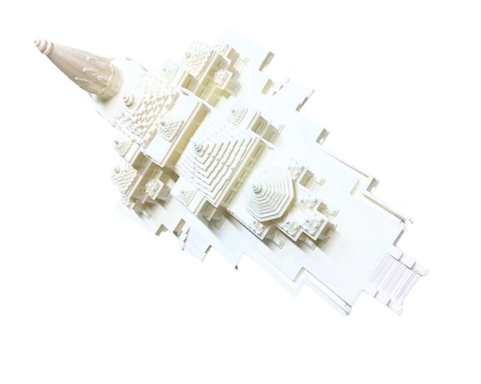 snoogg shree ram mandir figurine is a wonderful replica of the ram mandir of ayodhya it is