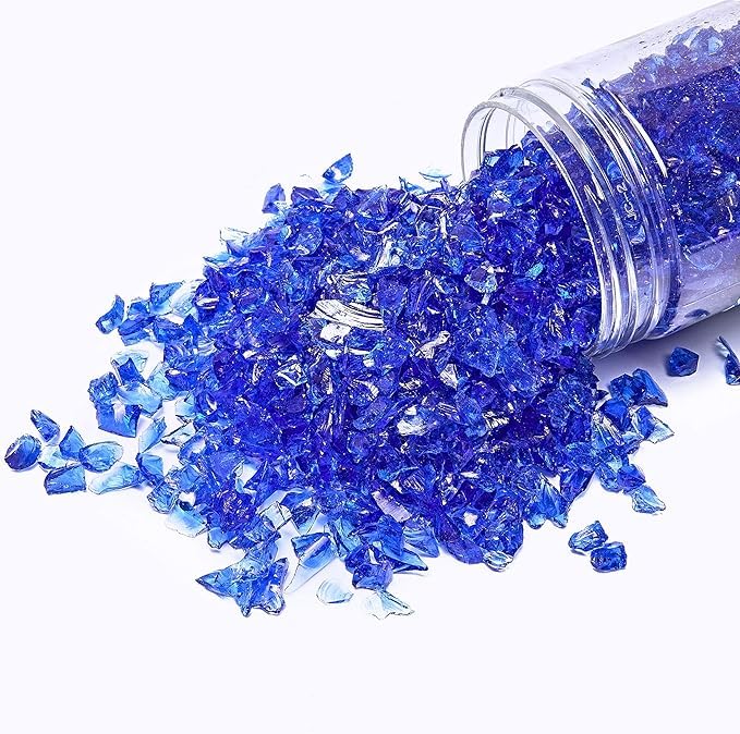 snoogg pack of 300 gram high luster shiny uneven stones 2 to 6 mm for resin art decor table