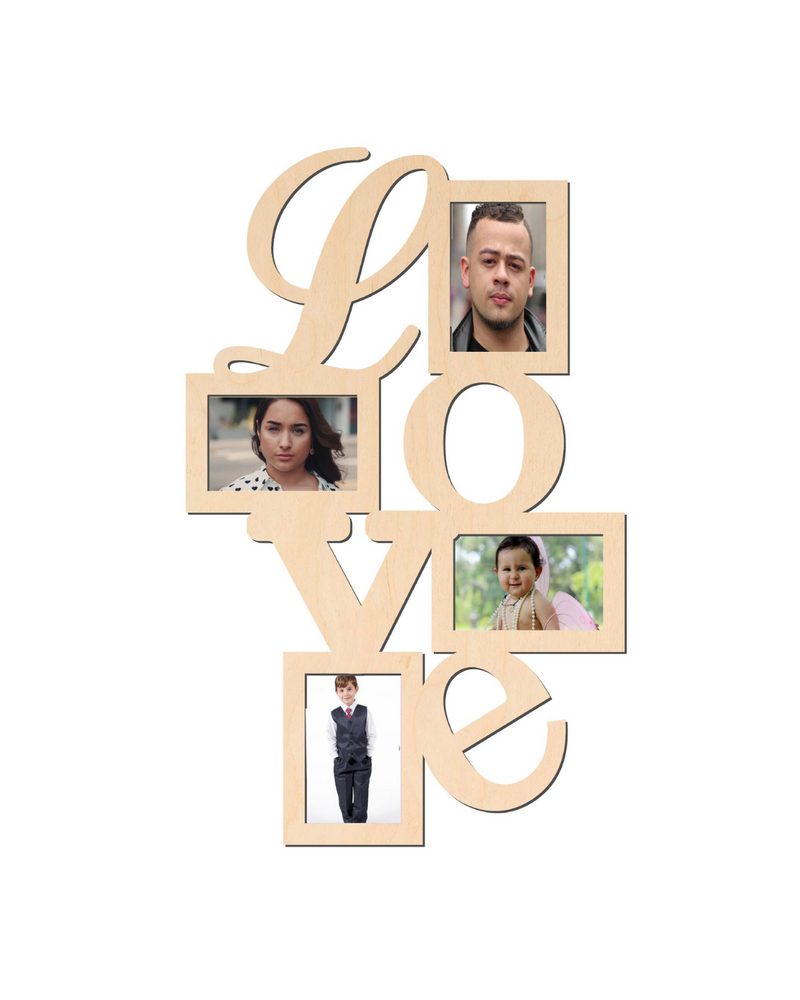 snoogg laser cut photo frame 4mm thickness mdf blank frame wall mount