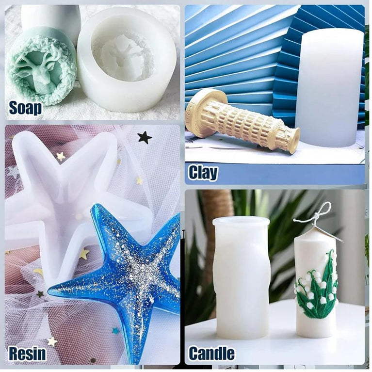 SNOOGG Epoxy Resin Water and Crystal Clear Kit - 1:2 Non-Toxic Casting Kit for Beginners and Professionals In Multipack