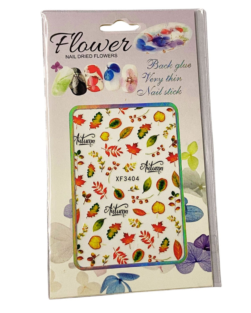 copy of beautifull yellow flower nail art sticker 1