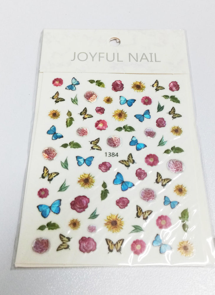 copy of 3d beautiful butterfly nail art sticker size 4 3 pack 70 pcs