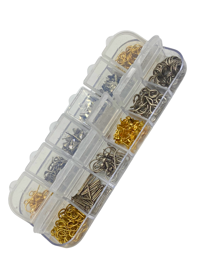 snoogg jewelley essentials diy box 12 compartment jump rings and other items accessories ne