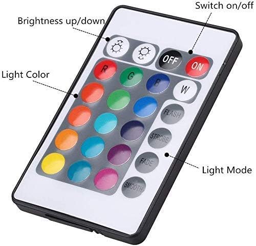 SNOOGG 24 Key multiuse Also Remote use for Moon Lamp - 3D Moon Night Light for Kids (16 Key Remote)
