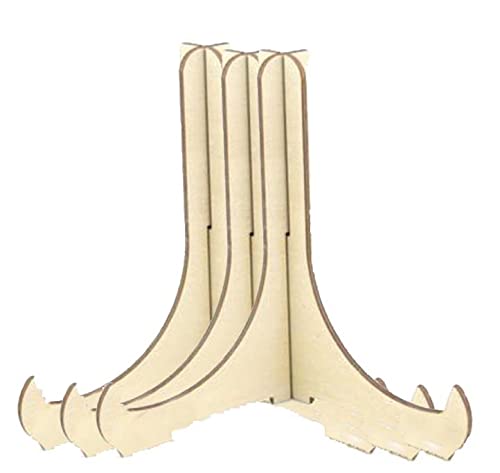 snoogg 5 inch mdf laser cut interlocking space saving circut mini easel stands for table to