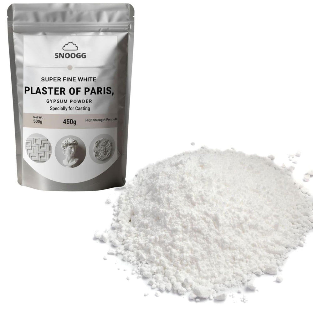 SNOOGG Silky Gypsum Plaster Powder – Ideal for Hand & Craft Molds, Sculptures, Dioramas, Pottery, and Home Décor | Premium Casting Plaster for Art, Ceramic, and Hobby Projects