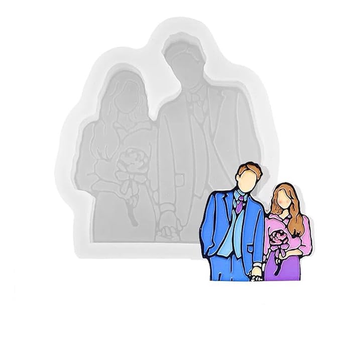 snoogg engraved couple photo moulds for epoxy resin casting and resin art anniversary uniqu