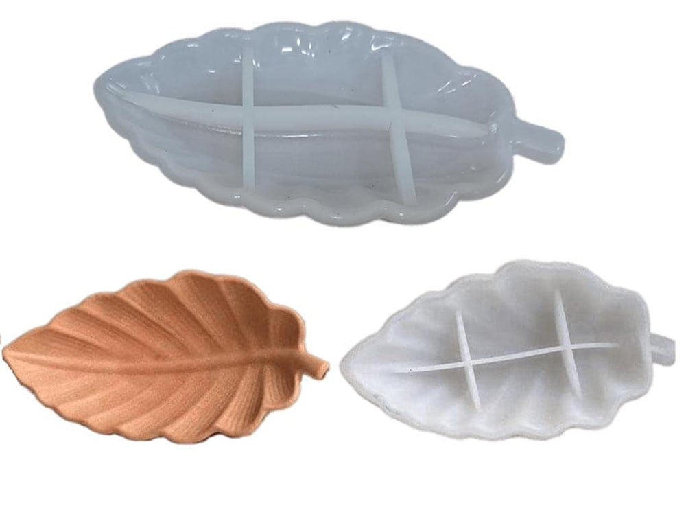 Snoogg1 Pack 6-Inch Maple Leaf-Shaped Serving Tray Silicone Molds for Epoxy Resin Casting, Perfect for Dining Decor, Home Embellishments, DIY Projects, Gifting, and Creative Art endeavors.