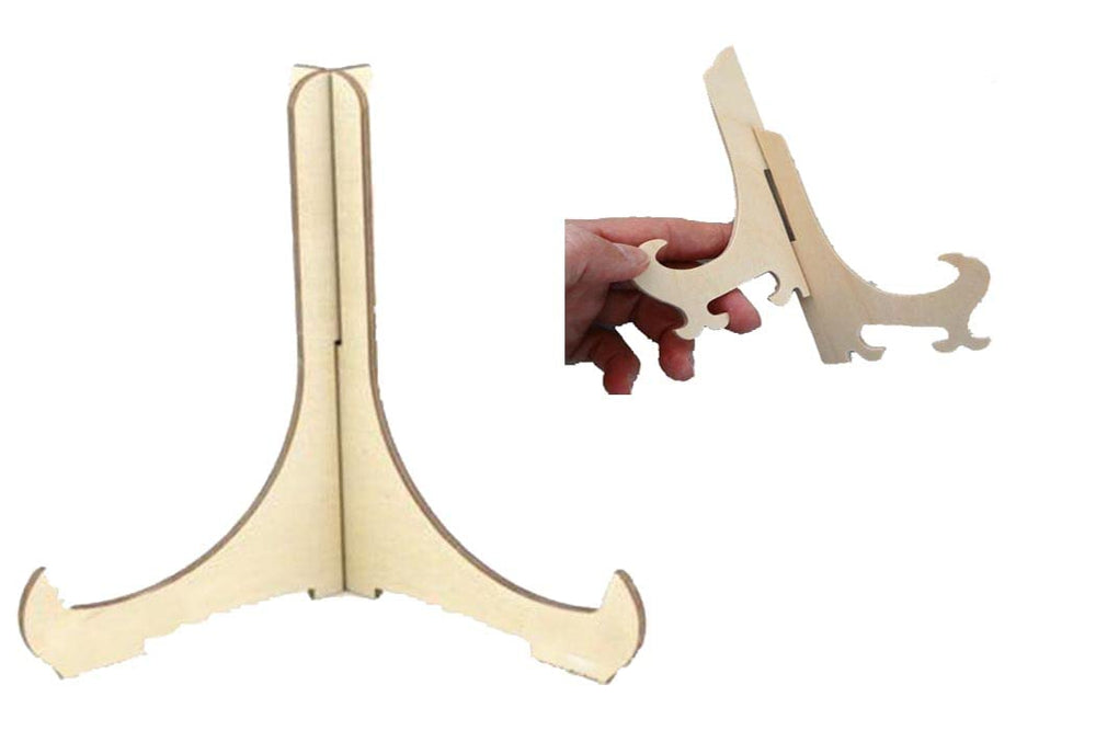 snoogg 5 inch mdf laser cut interlocking space saving circut mini easel stands for table to