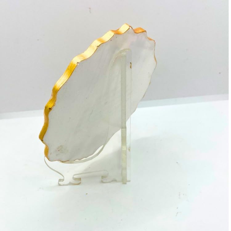 snoogg 6 inch agate resin art handmade spiritual jainism namokar mantra also known pancha n