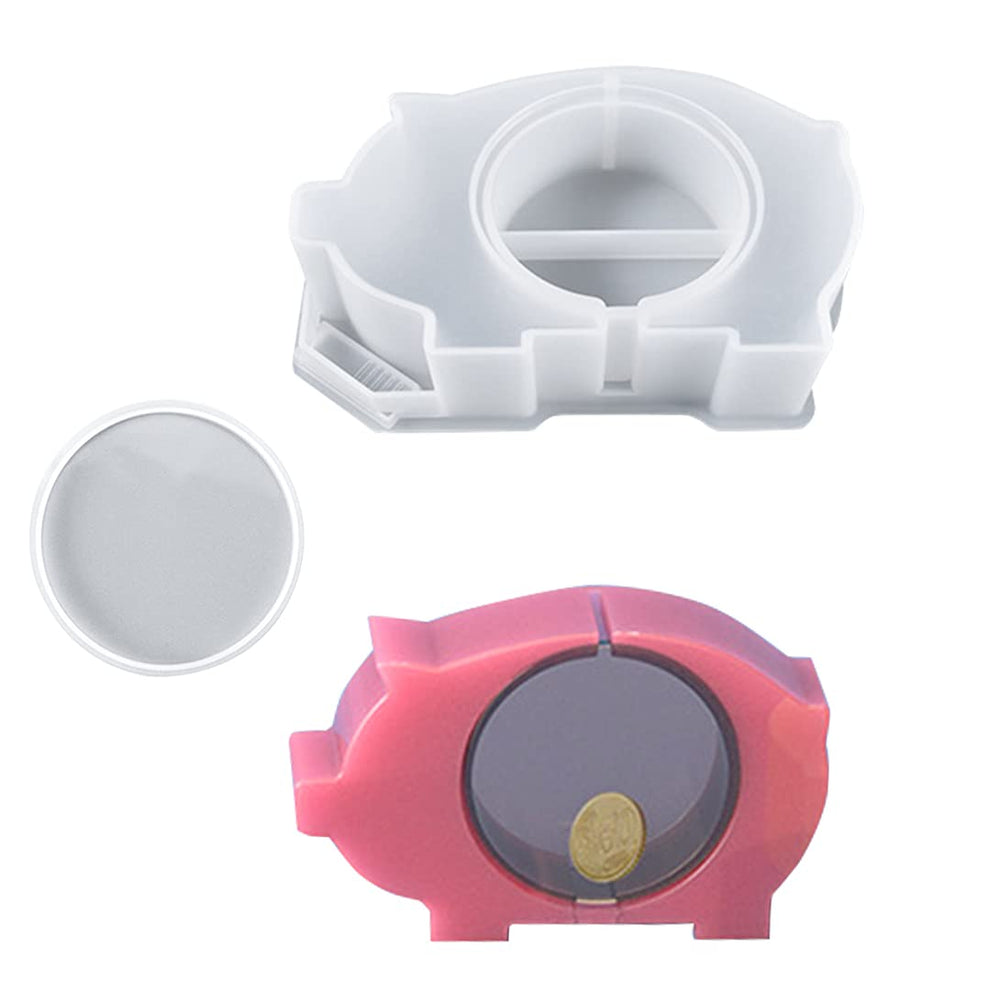 silicon resin mould for kids money bank elephant design it is set of two mould heavy duty m