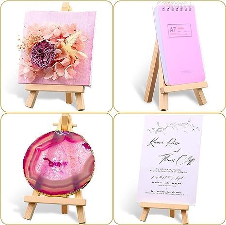 7 inch easel and 6 inch mini canvases painting small art stretched canvases panels pack wit
