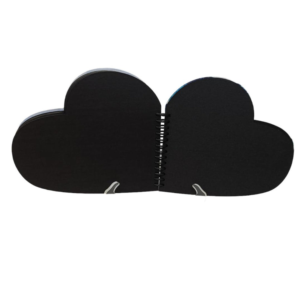 snoogg heart shape scrapbook journals album hard wood u v printed with resin art cover with