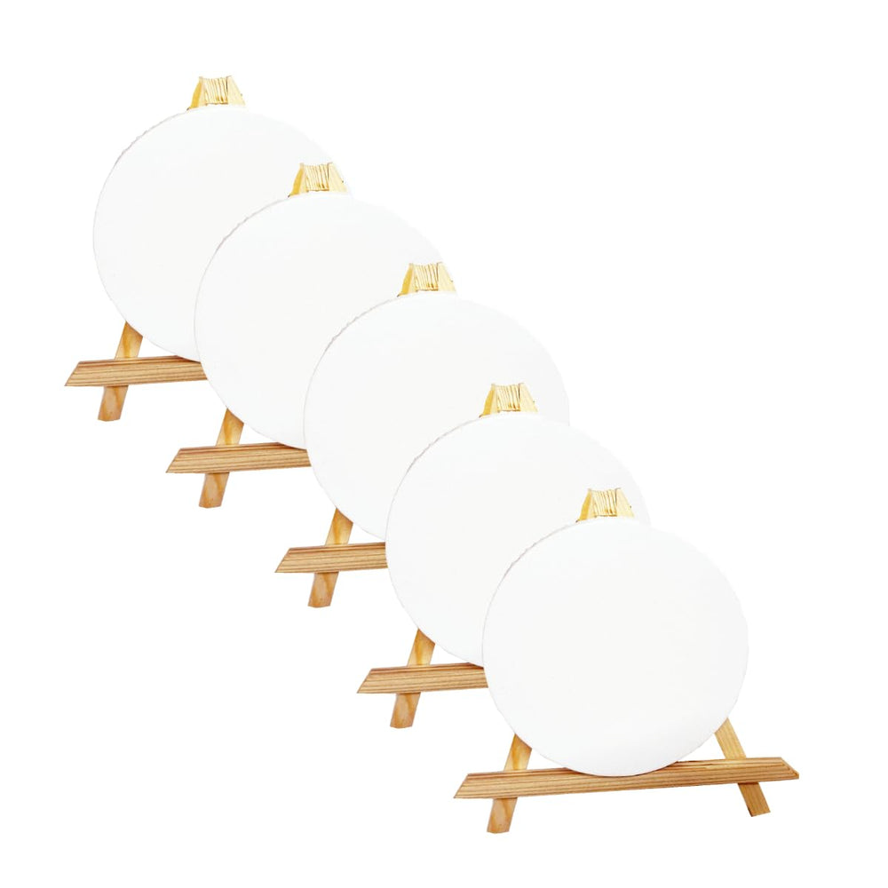 7 inch easel and 6 inch mini canvases painting small art stretched canvases panels pack wit