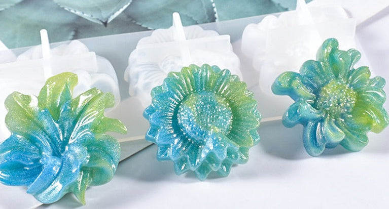 3 cavities different design resin jewellery moulds for pendent earrings key chain and more