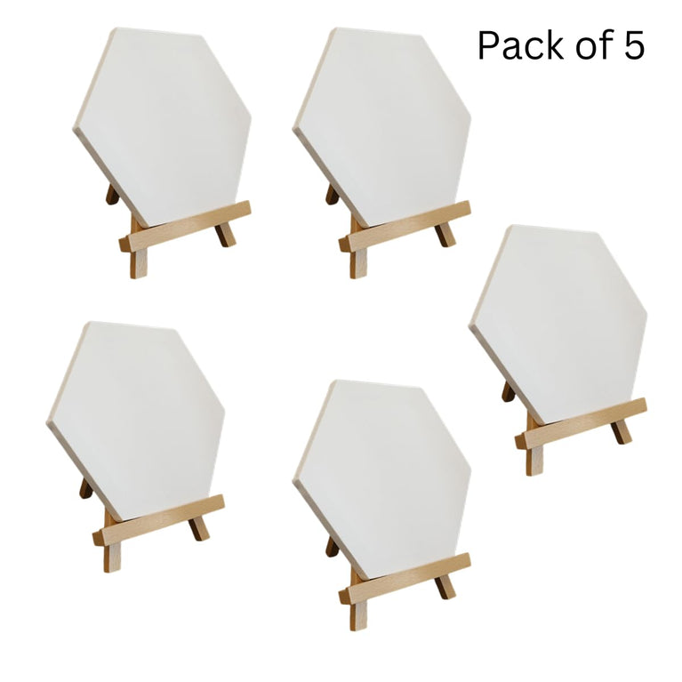 7 inch easel and 6 inch mini canvases painting small art stretched canvases panels pack wit