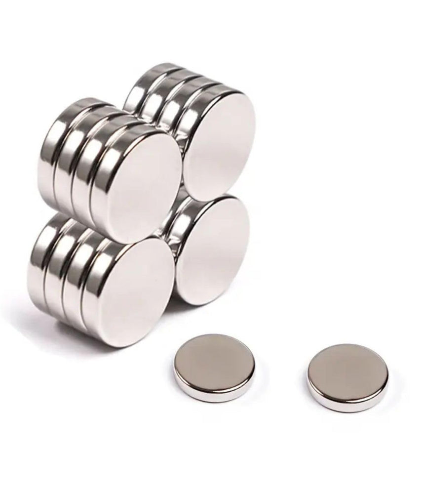 snoogg 8 x 1 5 mm neodymium nickel plated n35 round disc fridge magnets for whiteboard frid