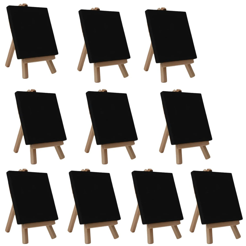 mini canvases with easel sets for painting small art stretched canvases panels pack with wo
