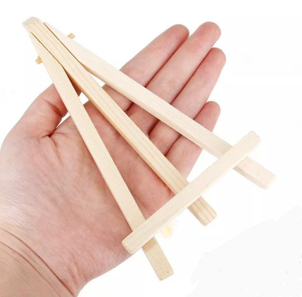 flaming mini wooden display easel 10 inch