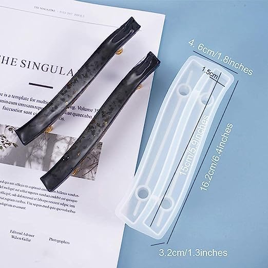 silicone resin mould for tray handel it comes as 2 cavitey pair mould size approx 6 inch