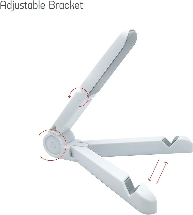 SNOOGG Adjustable Tablet & Sign Stand: Securely Holds iPads, Galaxy, Kindles, LED Boards, Pictures. Anti-Slip, Anti-Damage Portable Display Holder