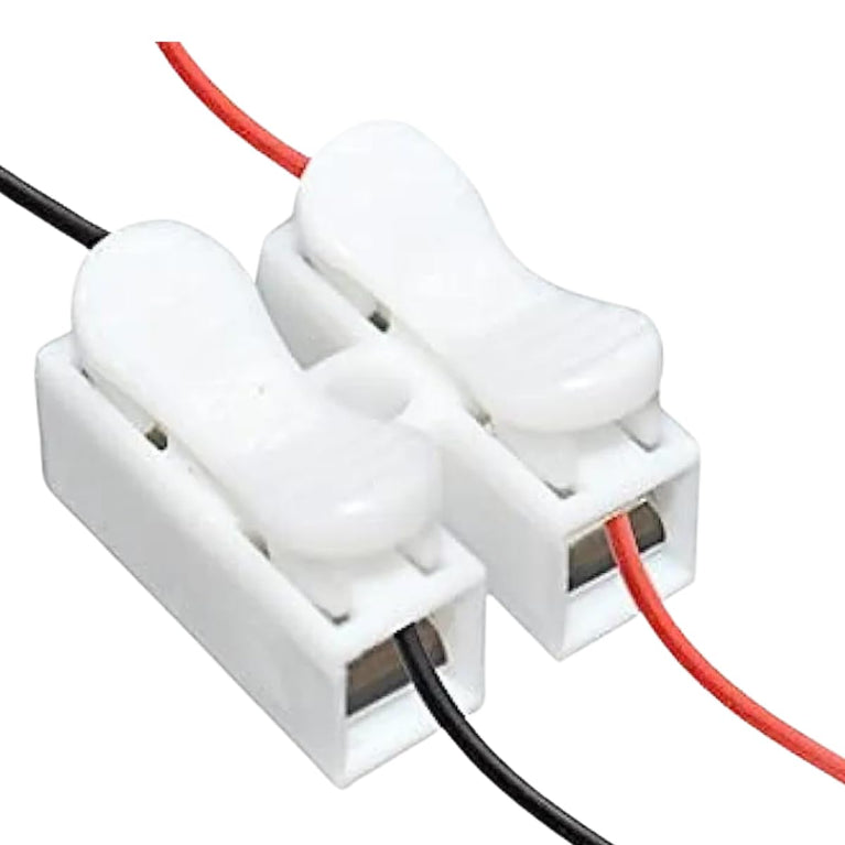 snoogg 20 pack 2 pin wire connectors spring wire connectors terminal cable clamp connectors