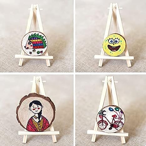 7 inch easel and 6 inch mini canvases painting small art stretched canvases panels pack wit