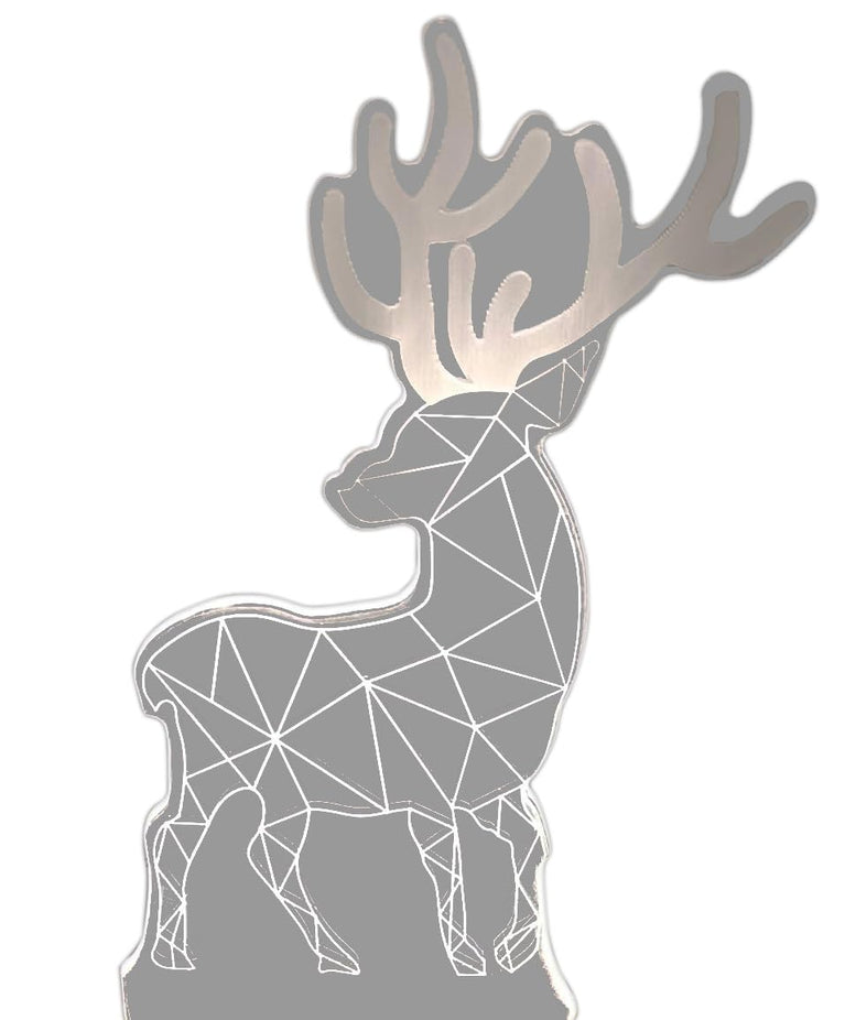 snoogg memorial gift night light clear crystal acrylic deer gifts sign with led light lamp