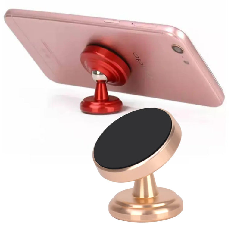 SNOOGG Magnetic Car Mobile Holder 360 Rotate All Purpose Car Holder Car Mounts Built-in Strong Magnets Provide A Reliable Hold Without Interfering with The Smartphones Functioning