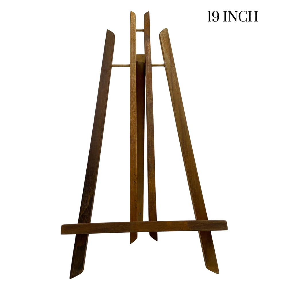 snoogg pack of 1 size 19 inch tabletop wood easel display stand for artist canvas craft pai
