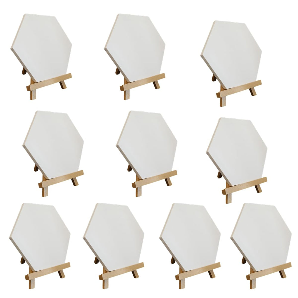 7 inch easel and 6 inch mini canvases painting small art stretched canvases panels pack wit