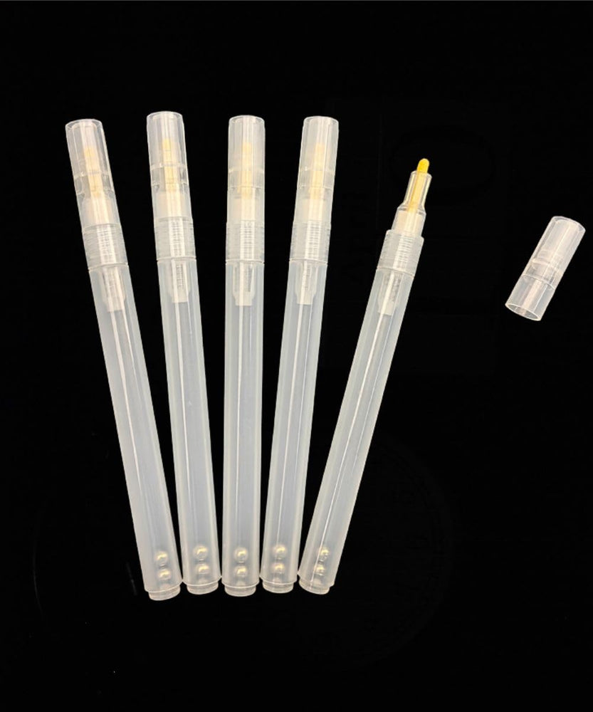 snoogg set of 4 empty fillable blank paint pen markers refillable and bullet point 3mm graf