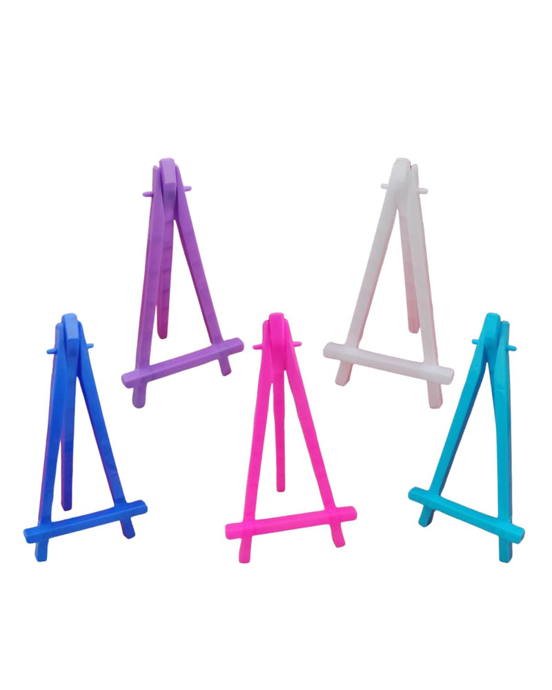 snoogg mini plastic easel 16 x 8 5 cm triangle easel lead foldable easel small lightweight