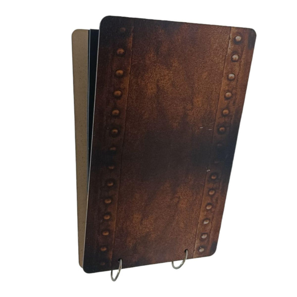 snoogg scrapbook 60 page photo album rectangle 10x6 inch 280 gsm with uv vintage design pri