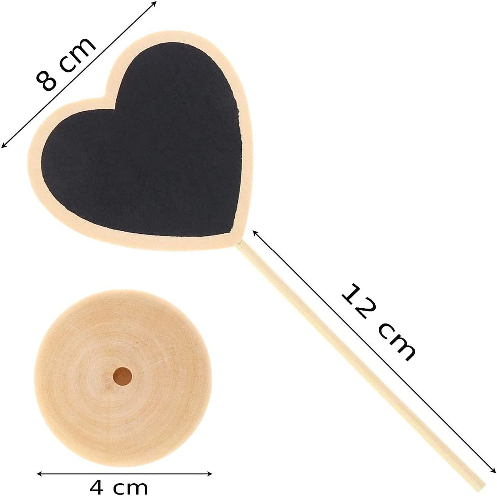 snoogg pack of 6 pcs mini chalkboard signs small cloud heart house and polygon shape chalkb