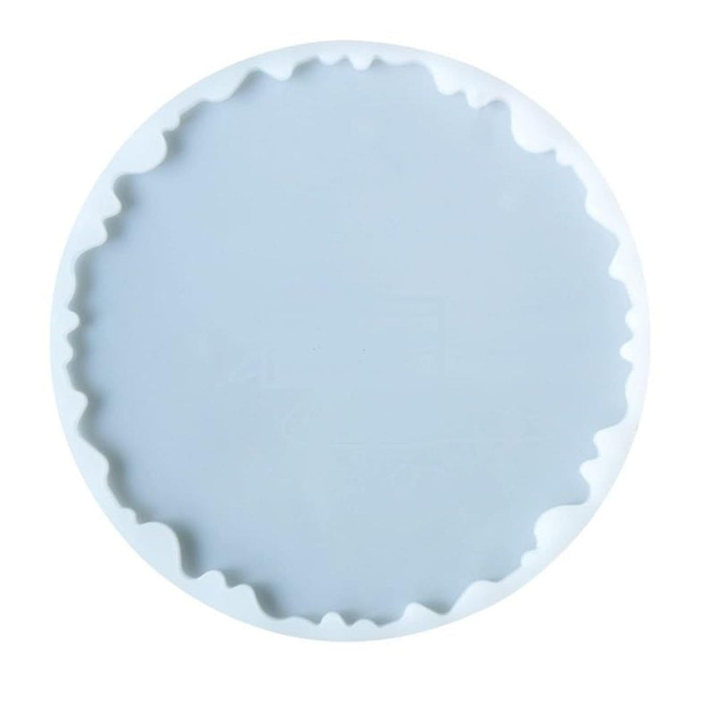 snoogg 16 inch modern style agate silicone mold 15 mm depth heavy construction for epoxy re