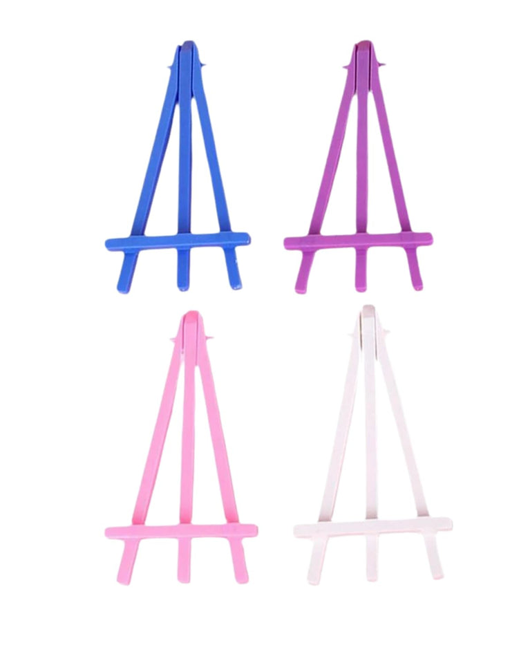 snoogg mini plastic easel 16 x 8 5 cm triangle easel lead foldable easel small lightweight