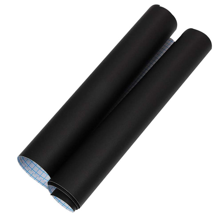 snoogg removable chalkboard contact paper roll with 5 colorful chalks self adhesive blackbo