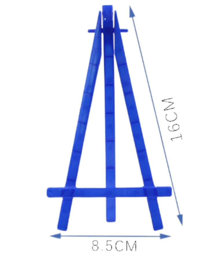 snoogg mini plastic easel 16 x 8 5 cm triangle easel lead foldable easel small lightweight