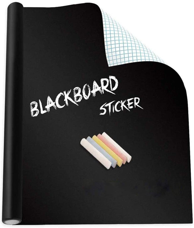 snoogg black board sticker for wall blackboard self adhesive removable use home kids school
