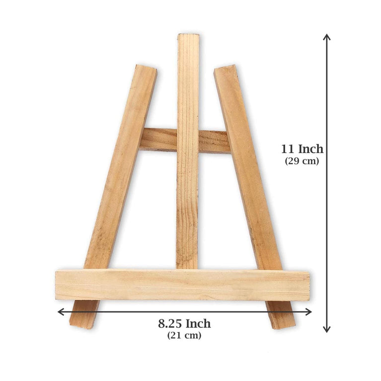 snoogg 12 inch tall tabletop display a frame painters easel pine wood artist easel pack of