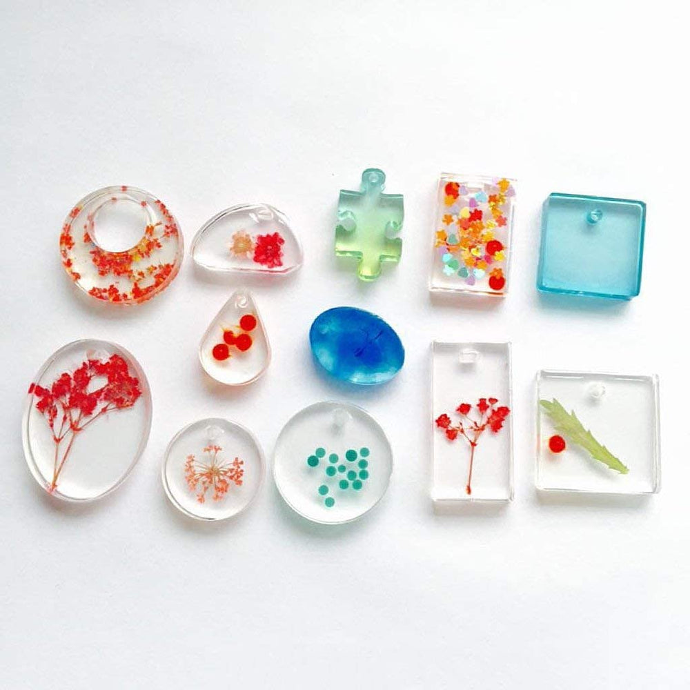 snoogg 1 pack jewellery resin moulds 12 cavities to create different kind of model