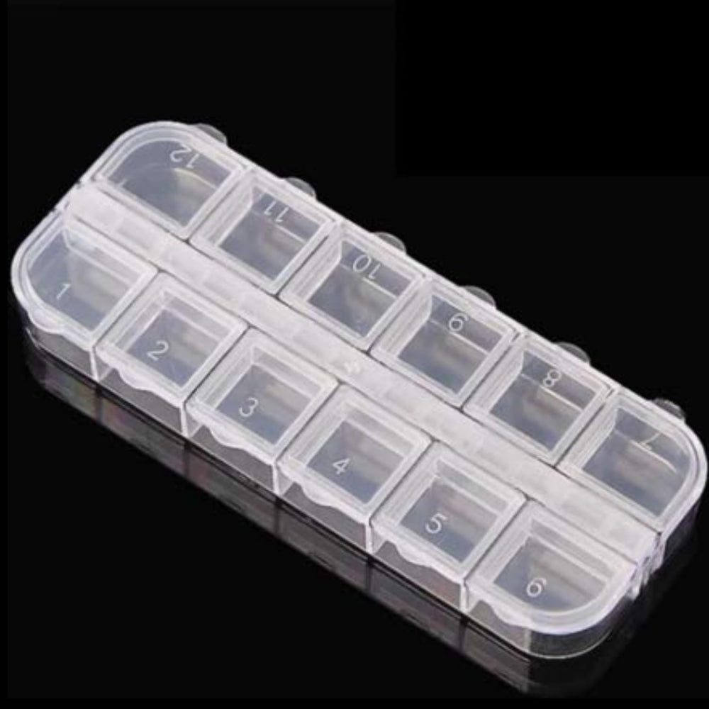 the snoogg portable fold flip organizer is a container box with small compartments ideal fo
