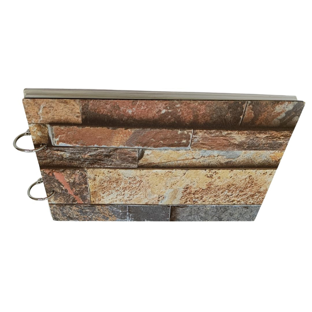 snoogg 10x6 hard cover printed 80 pages scrapbook kit vintage aesthetic for bullet junk jou