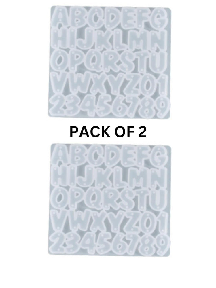 Snoogg Pack of 1 Silicone Mold Alphabet a to z Mini for Epoxy Resin Casting Resin Art for Home Decor, DIY Crafts Project and Handmade Unique Customize Gifts