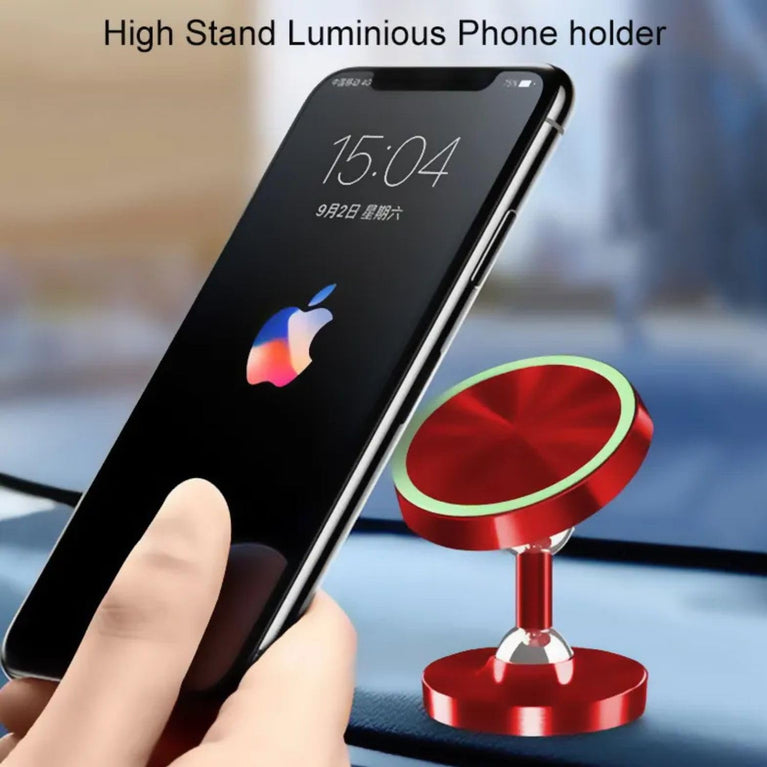 SNOOGG Magnetic Car Mobile Holder 360 Rotate All Purpose Car Holder Car Mounts Built-in Strong Magnets Provide A Reliable Hold Without Interfering with The Smartphones Functioning