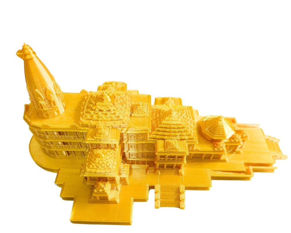 shree ram mandir temple ayodhya blank ready to paint for creative graffiti art multicolor p