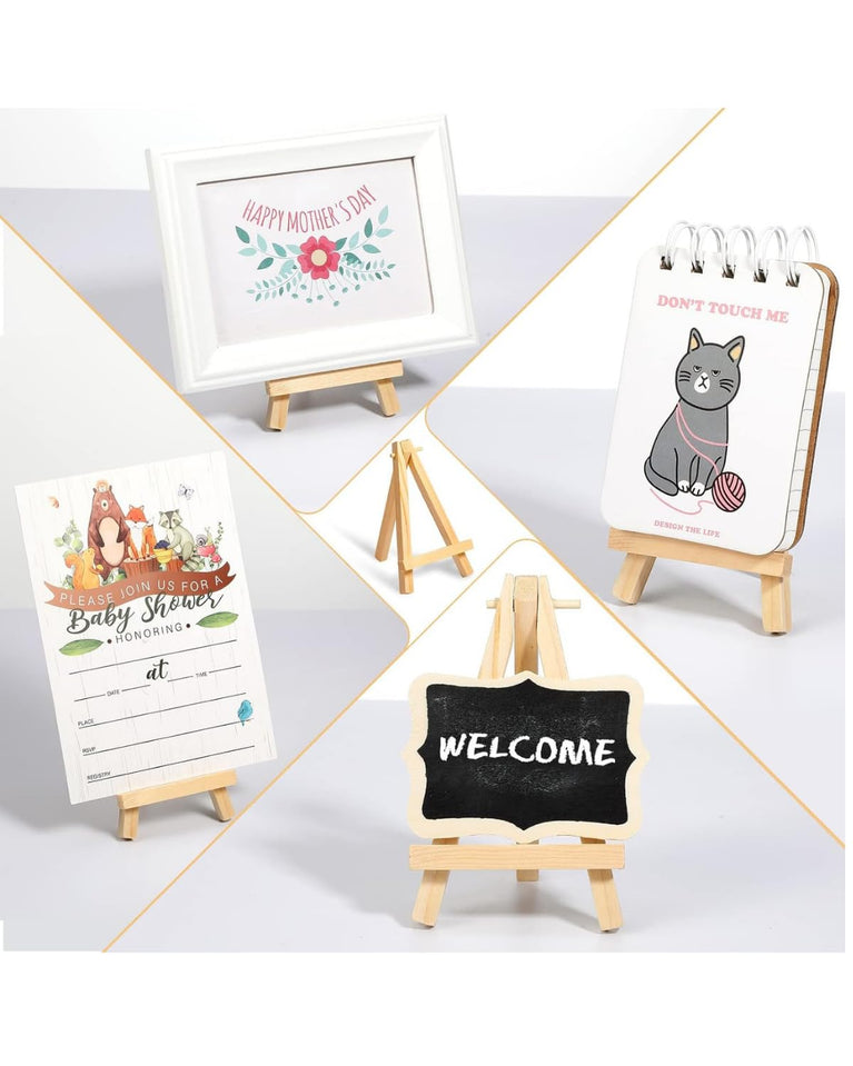 snoogg mini plastic easel 16 x 8 5 cm triangle easel lead foldable easel small lightweight